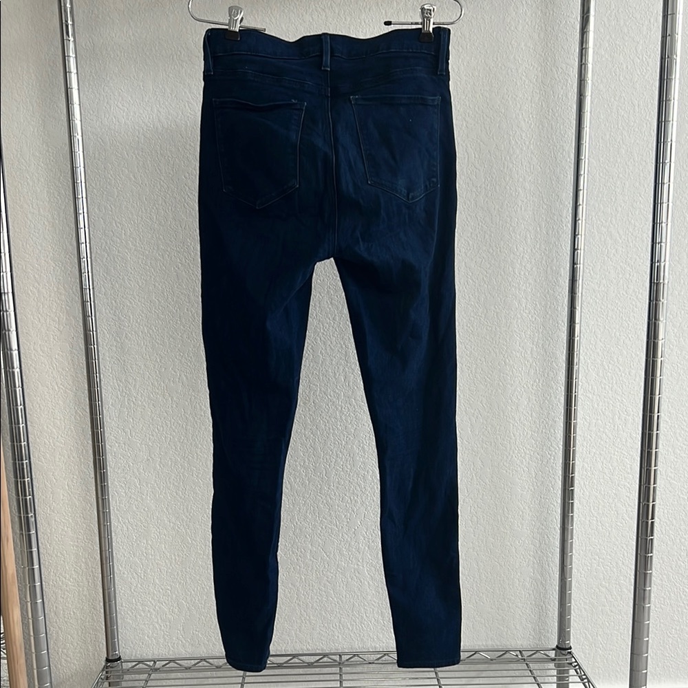 LOFT Women's Dark Blue skinny Jeans